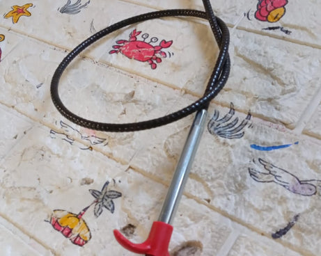Drain Block Remover (90cm): Cleaning Tool for Pipes, Clogged Drains
