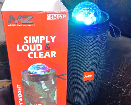 3D Disco Light Sound Bluetooth Speaker (1 Pc)