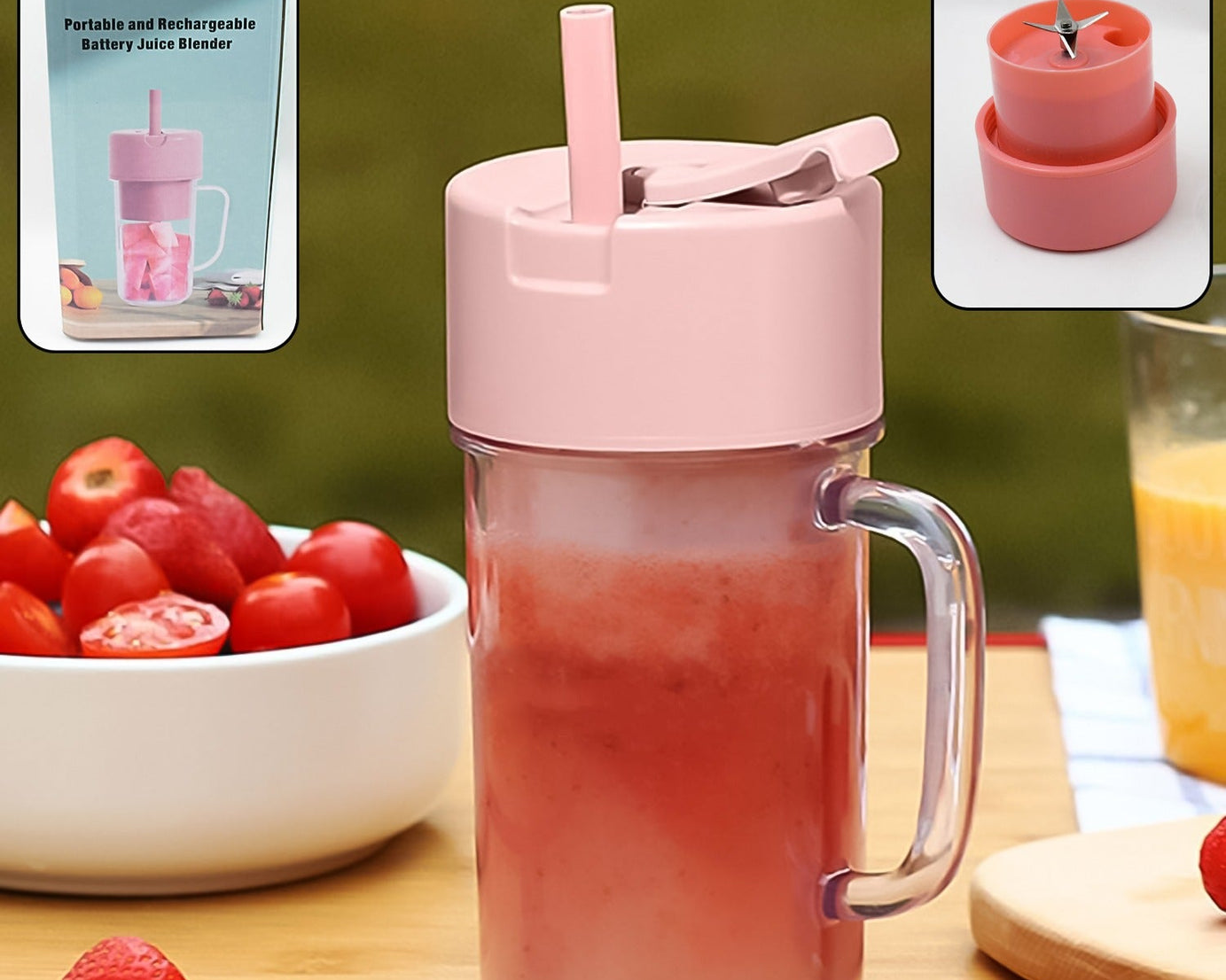  Portable Electric Juicer 