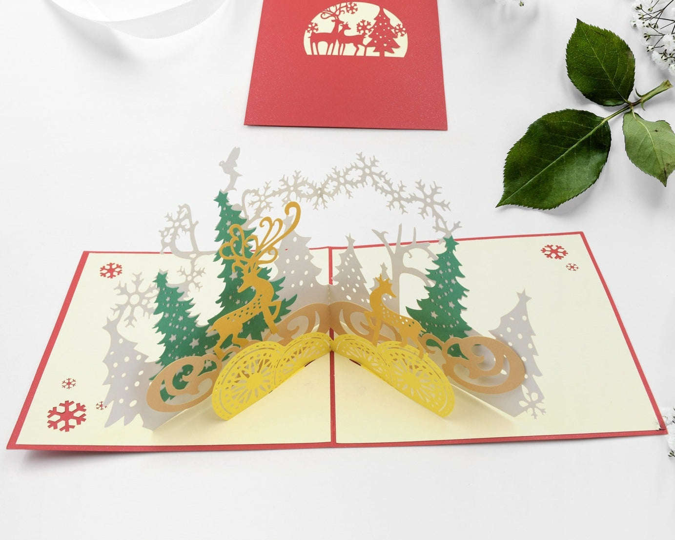 3D Paper Wish Card High Quality Paper Card All Design Card Good Wishing Card (All 3D Card Birthday, Christmas Card,  Cartoon Card, Love Heart Card) (1 Pc)