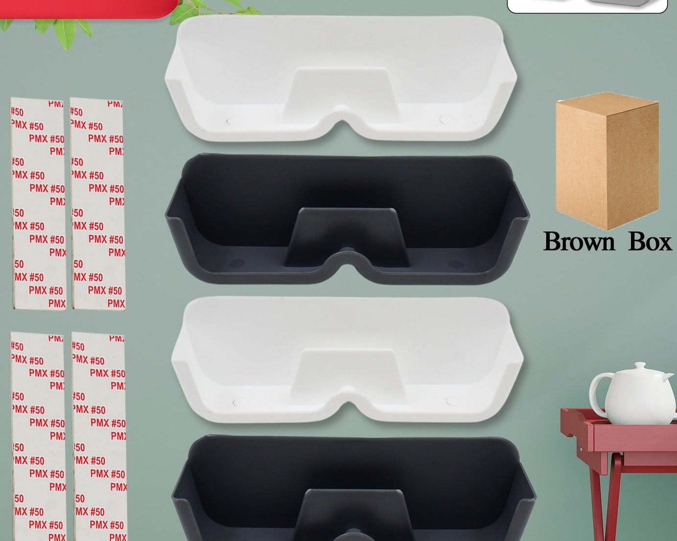 4 Pc Set Sunglasses Holder