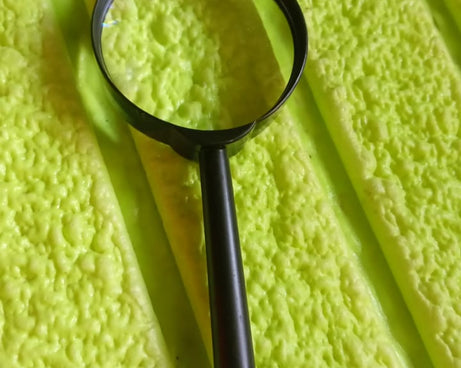 Magnifying glass Lens - reading aid made of glass - real glass magnifying glass that can be used on both sides - glass breakage-proof magnifying glass, Protect Eyes, 50 mm