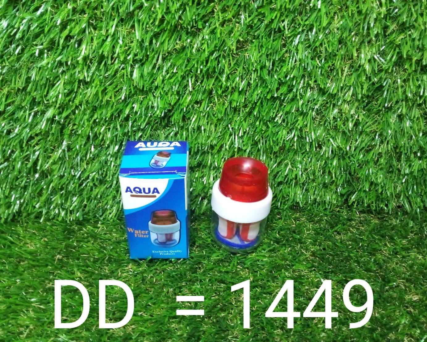 Candle filter cartridge for taps, plastic material.