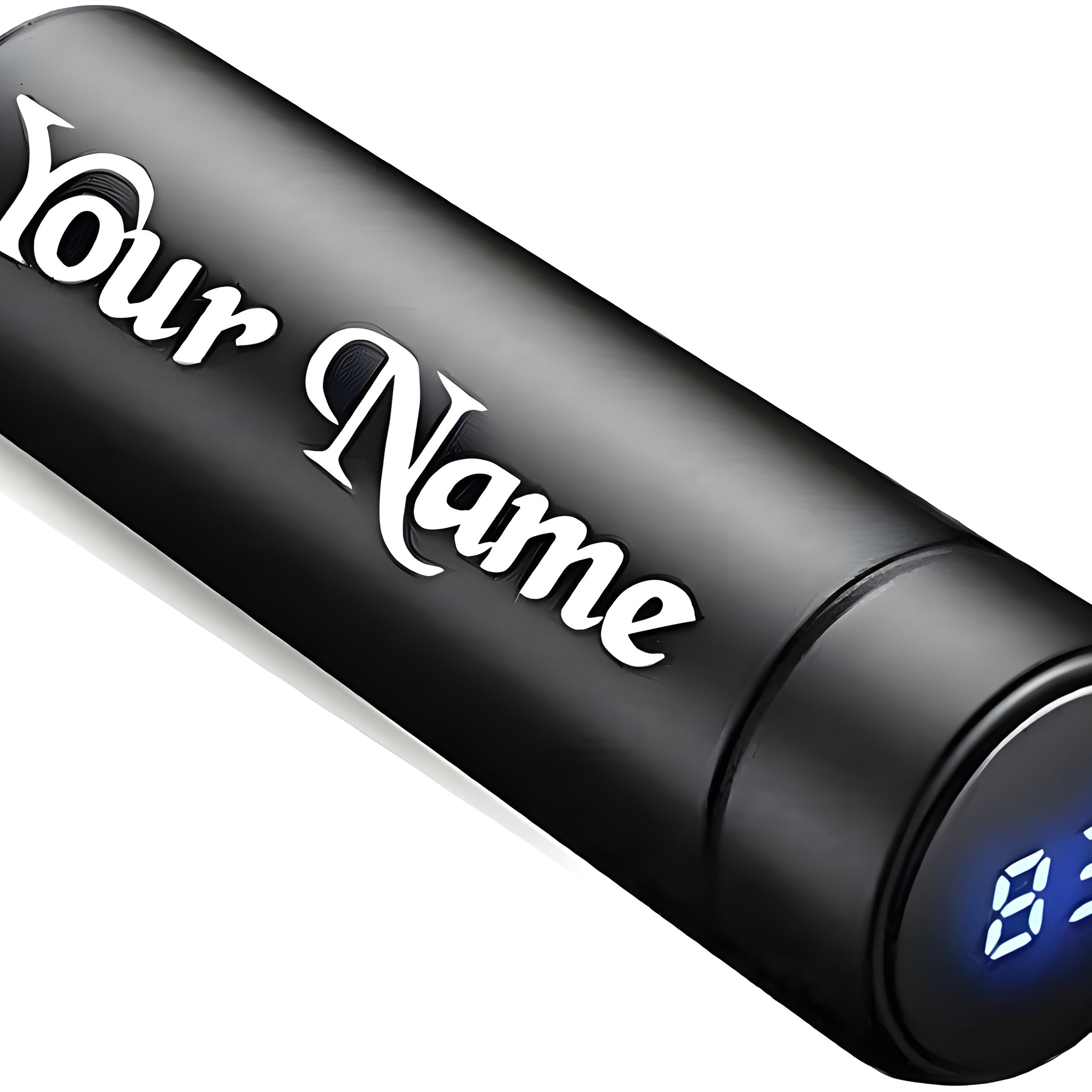 Customized/Personalized Stainless Steel Smart Water Bottle with Smart LCD Temperature Touch | Gifting Custom Name Water Bottle | Gifts for Boyfriend/Girlfriend/Employee | 500ML
