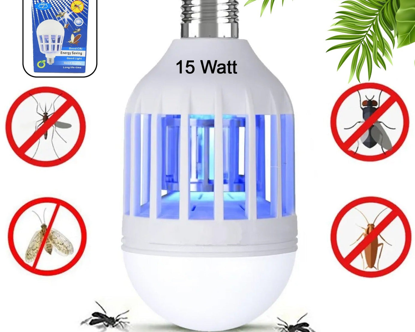 12W & 15W  Mosquito Killer Lamp E27 Summer Moths Flying Insects Led Zapper Mosquito Killer Lamp Light Bulb Household