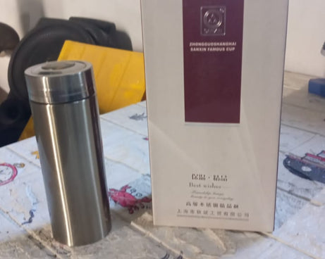 12517 Vacuum Insulated Stainless Steel Flask, Water Beverage Travel Bottle, BPA Free, Leakproof, Portable For office/Gym/School (1 Pc)