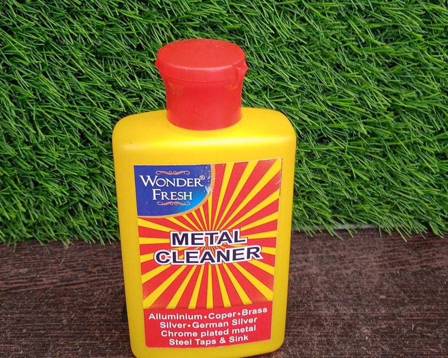 Container of metal cleaner and protectant.