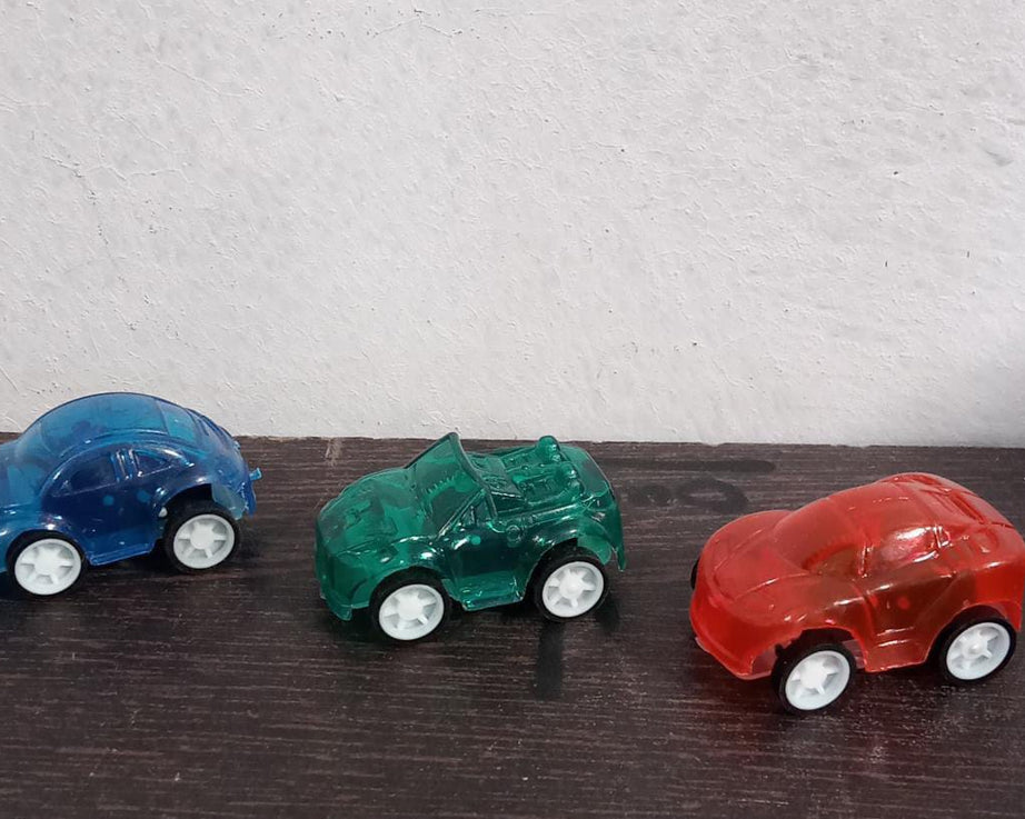 Mini car toy for interactive play.