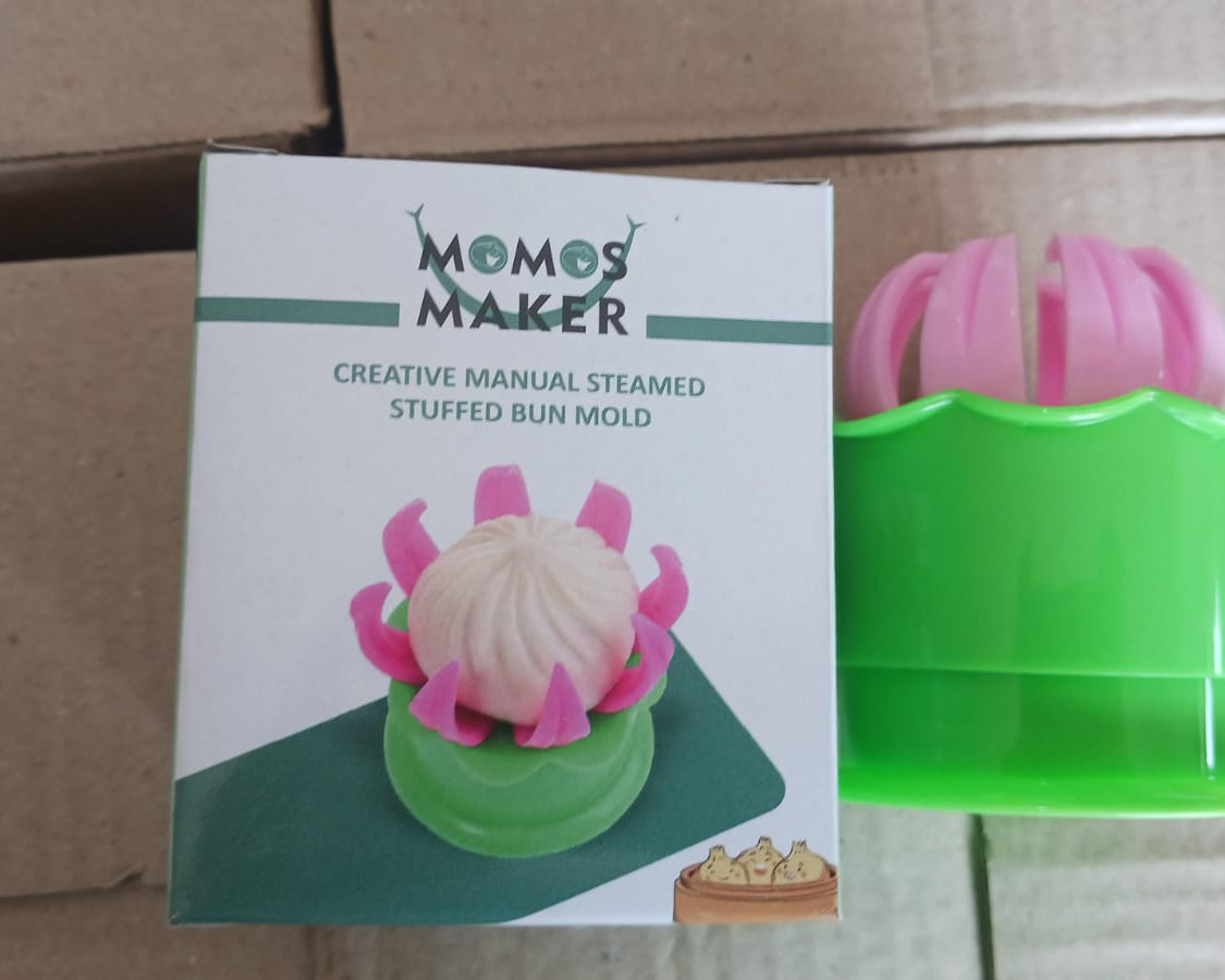 Complete momo maker tools set for preparing dumplings.