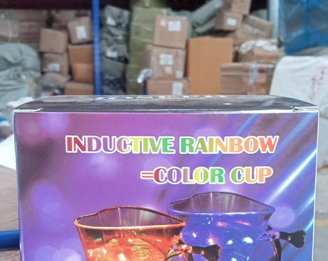 Heart Shape Activated Blinking Led Glass Cup