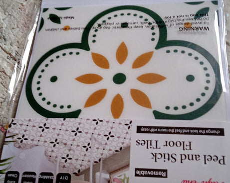 Peel and Stick Floor Tiles Kitchen / Bathroom Backsplash Sticker Detachable Waterproof DIY Tile Stickers for Wall Decoration Tiles Home Decoration (8x8 Inch / 10 Pcs Set)