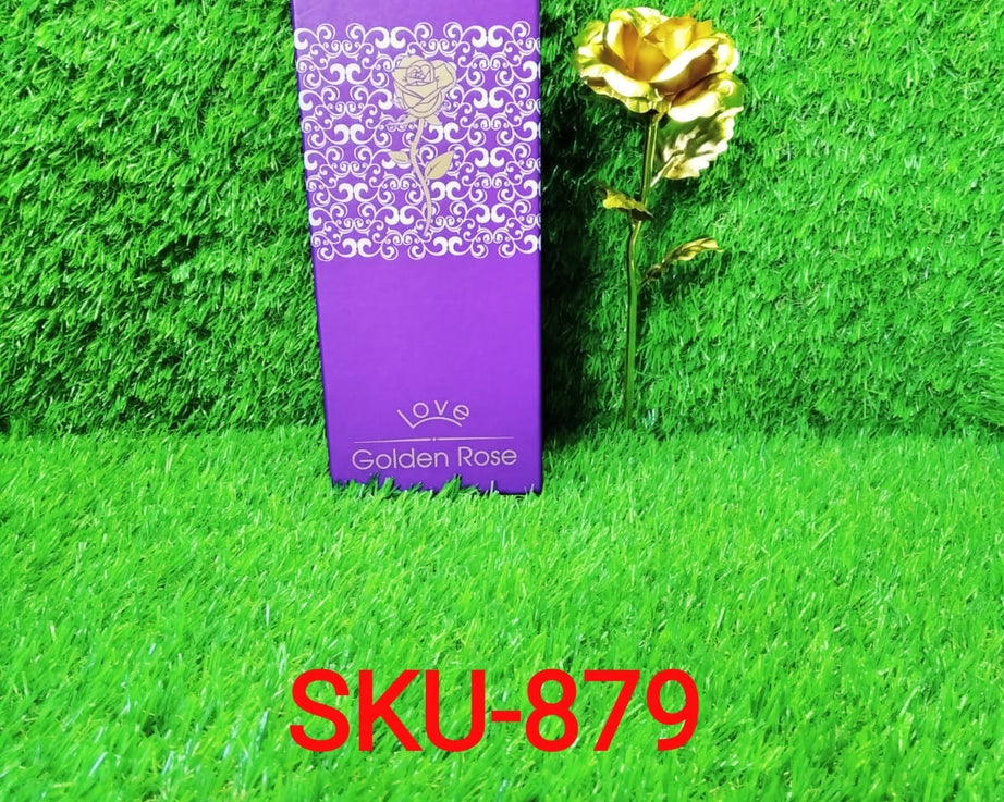 10-inch golden rose gift