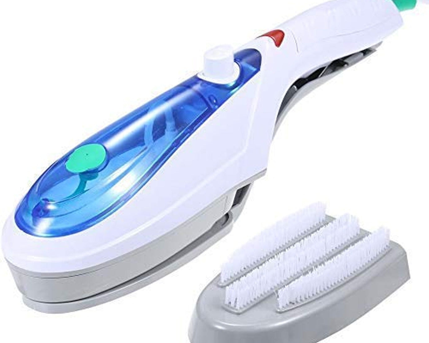 Portable ironing machine,1 Set Steam Iron Hand Held Crease Removal Portable Ironing Clothes ABS Brush Plush Toy Garment Steamer for Home Steam Iron, for Clothes, Travel Steamer