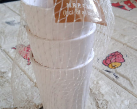 Small Plastic Coffee / Tea Cups Reusable Plastic Cup Mug Lightweight Microwavable Dishwasher Safe Unbreakable Camping Coffee Mugs for Tea Milk Water Juice Tea (3 Pcs Set)