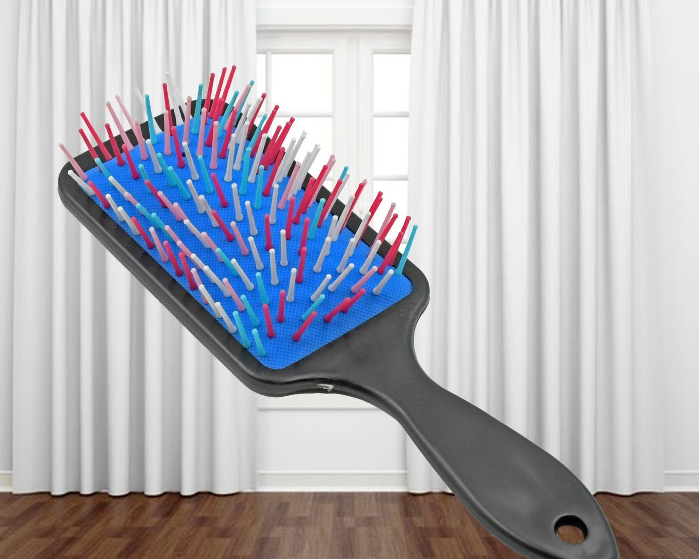 Massage Comb, Massage Hair Brush Ergonomic Matt Disappointment for Straight Curly Hair Cushion Curly Hair Comb For Detangling Professional Comb For Men And Women for All Hair Types, Home Salon DIY Hairdressing Tool  (1 Pc)