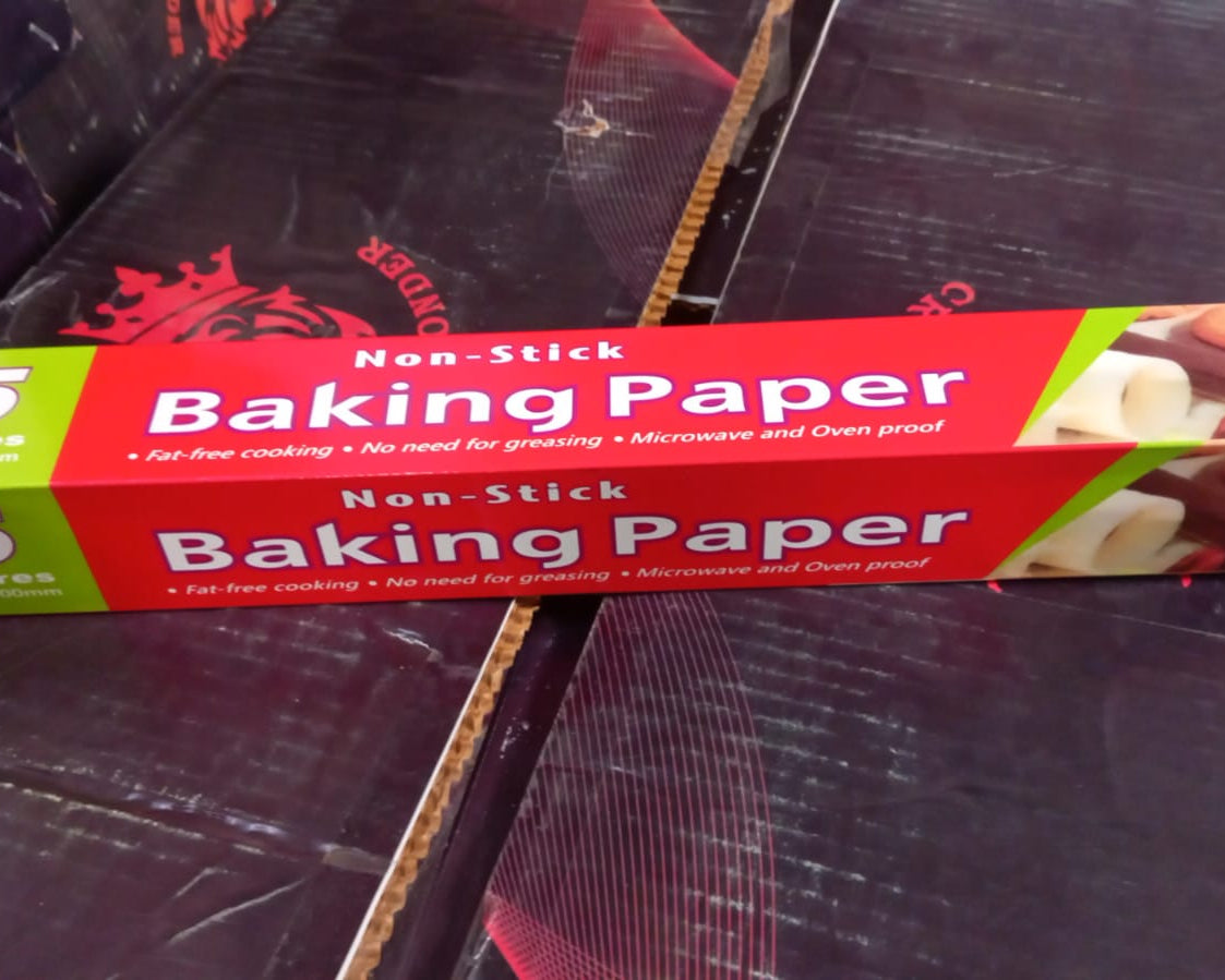 Non Stick Microwave & Oven Proof Parchment Paper/ Baking Paper/ Food Wraping Paper, Easy to Tear, Easy to Clean, for Grilling, Cooking, deep Fryer, White