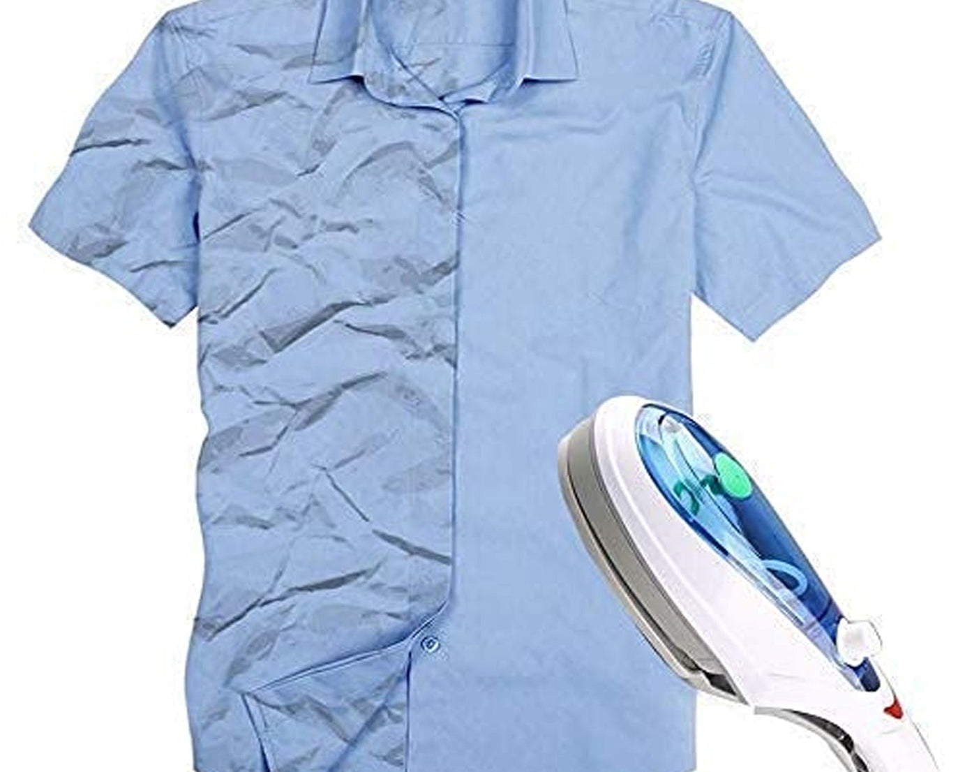 Portable ironing machine,1 Set Steam Iron Hand Held Crease Removal Portable Ironing Clothes ABS Brush Plush Toy Garment Steamer for Home Steam Iron, for Clothes, Travel Steamer