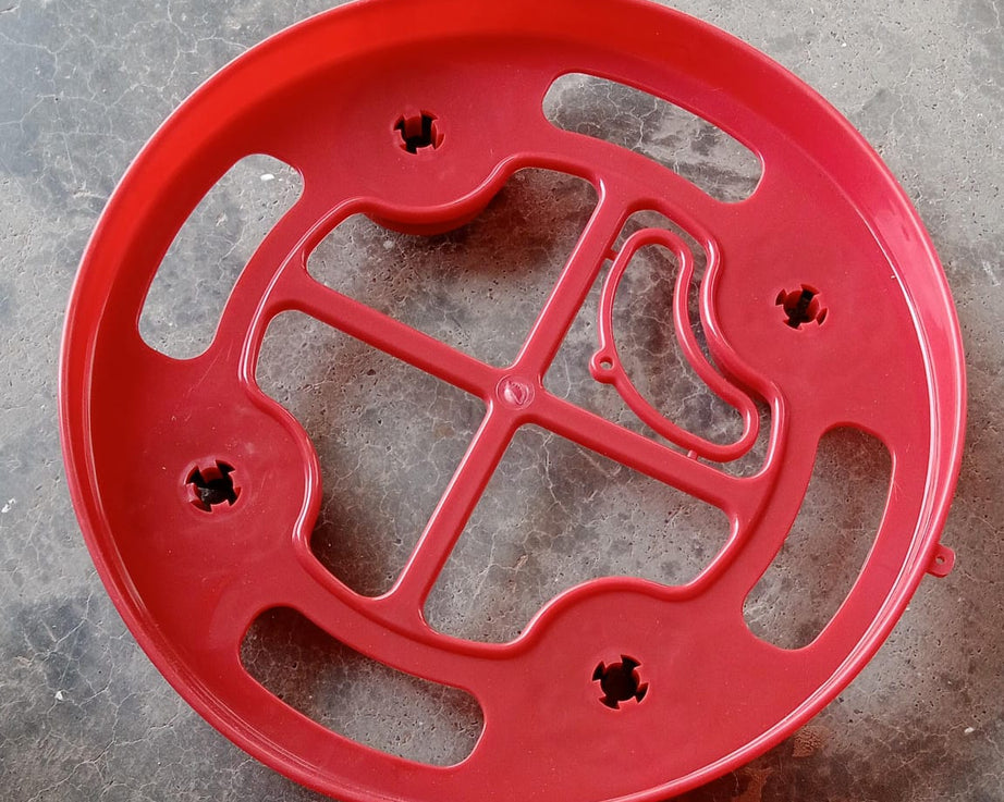 Multipurpose Use, Gas Cylinder Trolley Movable Stand with Wheels, Gas Cylinder Stand, Flower Pot Stand (1 Pc)