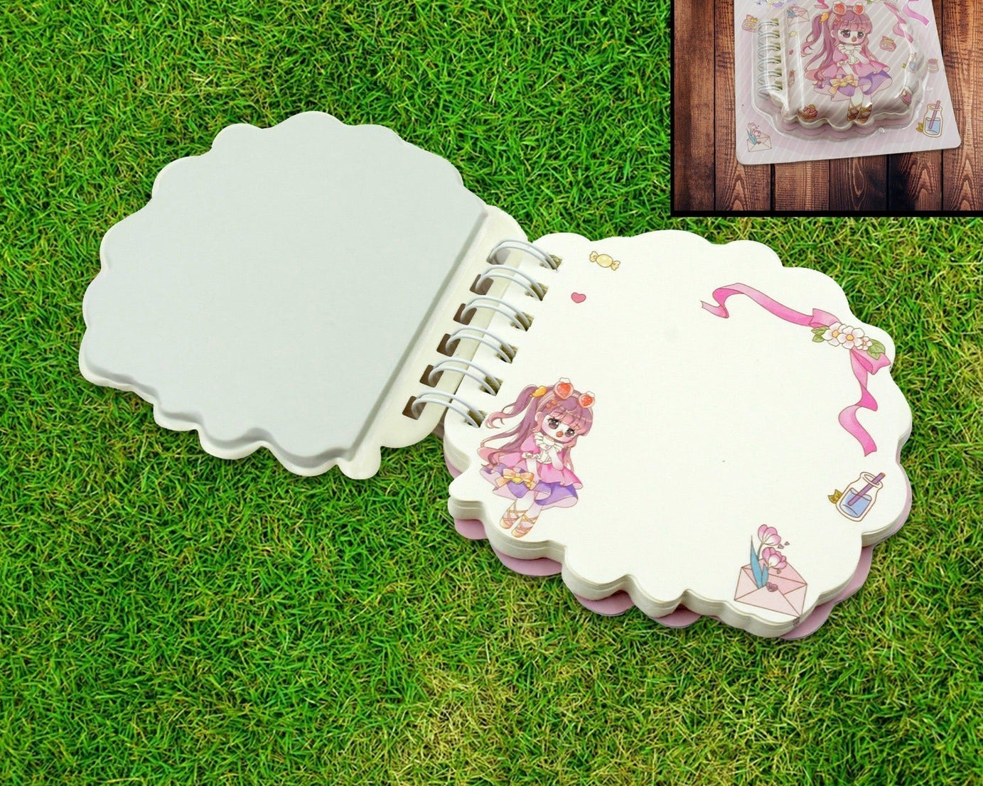 Adorable Cartoon Diary: Fun & Fancy Pages for Kids (Pocket Size, 1 Pc)