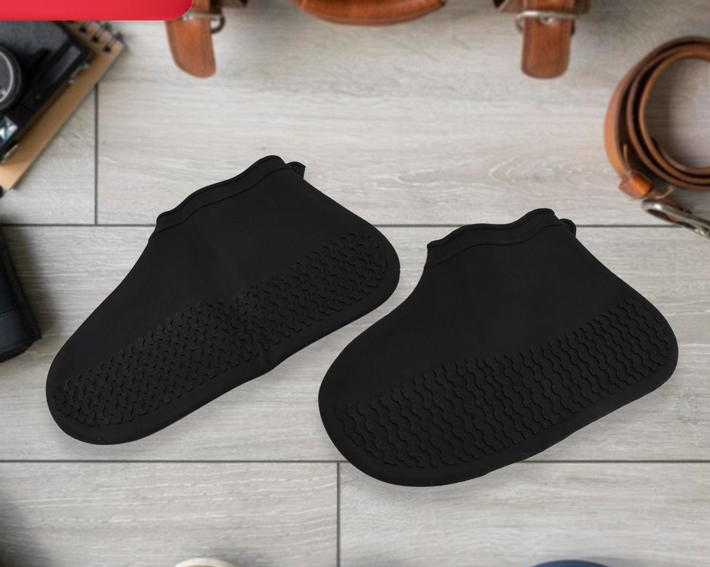 Non-Slip Silicone Rain Reusable Anti skid Waterproof Fordable Boot Shoe Cover (Small Size/ 1 Pair)
