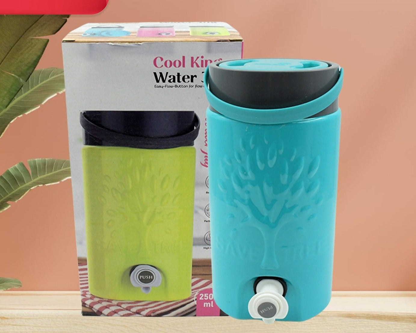 Insulated Plastic Water Rover Jug with a Sturdy Handle, Water Jug Camper with Tap Plastic Insulated Water Water Storage Cool Water Storage for Home & Travelling (2500ML, 7500ML, 12000ML)