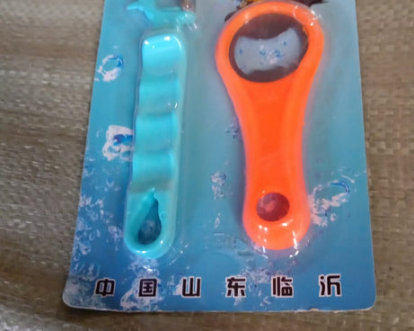 Vegetable Fruit Peelers Slicer & Bottle Opener, Kitchen Peeler For Veggie Fruit Potato Carrot, Bottle Opener With Plastic Handle Bottle Openers Wine Bottle Opener Cold Drink Bottle Opener (2Pc)