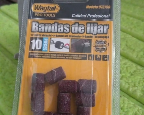 Nail Drill Sanding Band Machine Replacement Bits Pedicure Tool (10 Pcs Set)