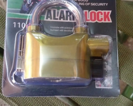 Security Alarm Metallic Lock System with 3 Keys (1 Set / Mix Color)