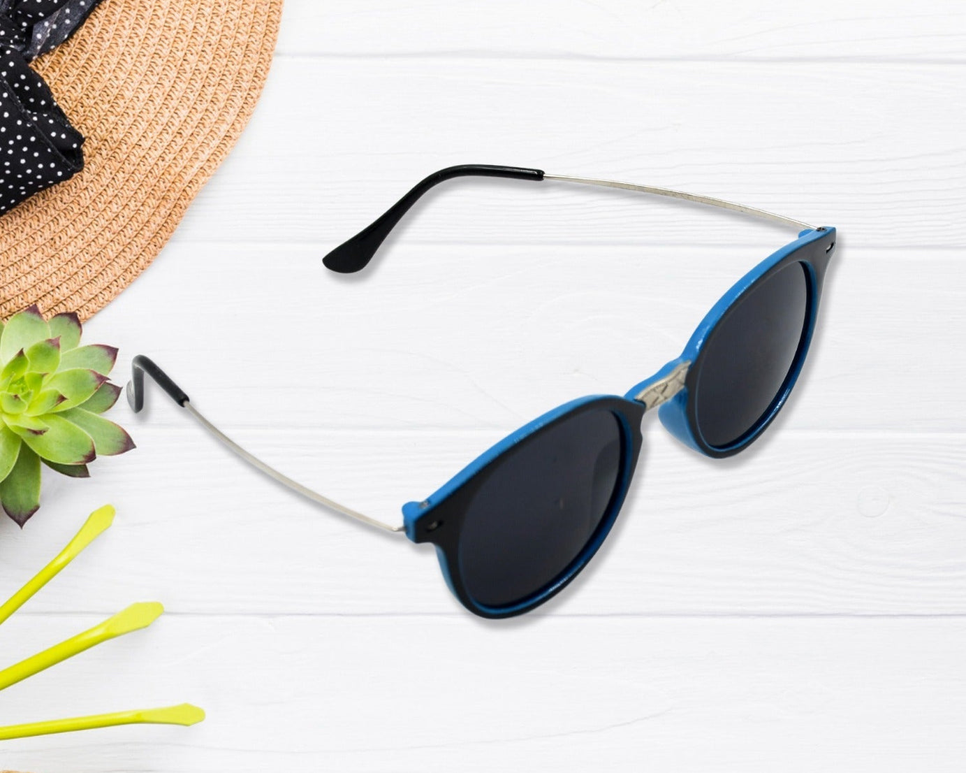 UV Protected Round Sunglasses, classic Sunglasses for Men & Women, Lightweight