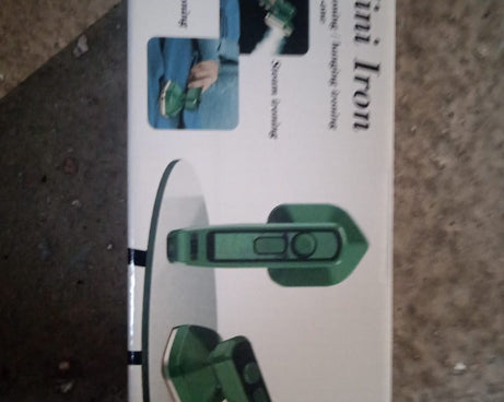 Mini Steamer & Iron: 2-in-1 Portable Travel Friendly