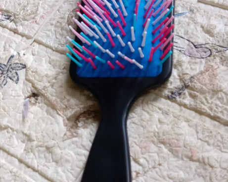 Massage Comb, Massage Hair Brush Ergonomic Matt Disappointment for Straight Curly Hair Cushion Curly Hair Comb For Detangling Professional Comb For Men And Women for All Hair Types, Home Salon DIY Hairdressing Tool  (1 Pc)