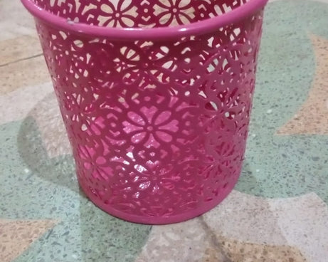 Pen Holder Office Desk Metal Mesh Pen Stand (1 Pc)