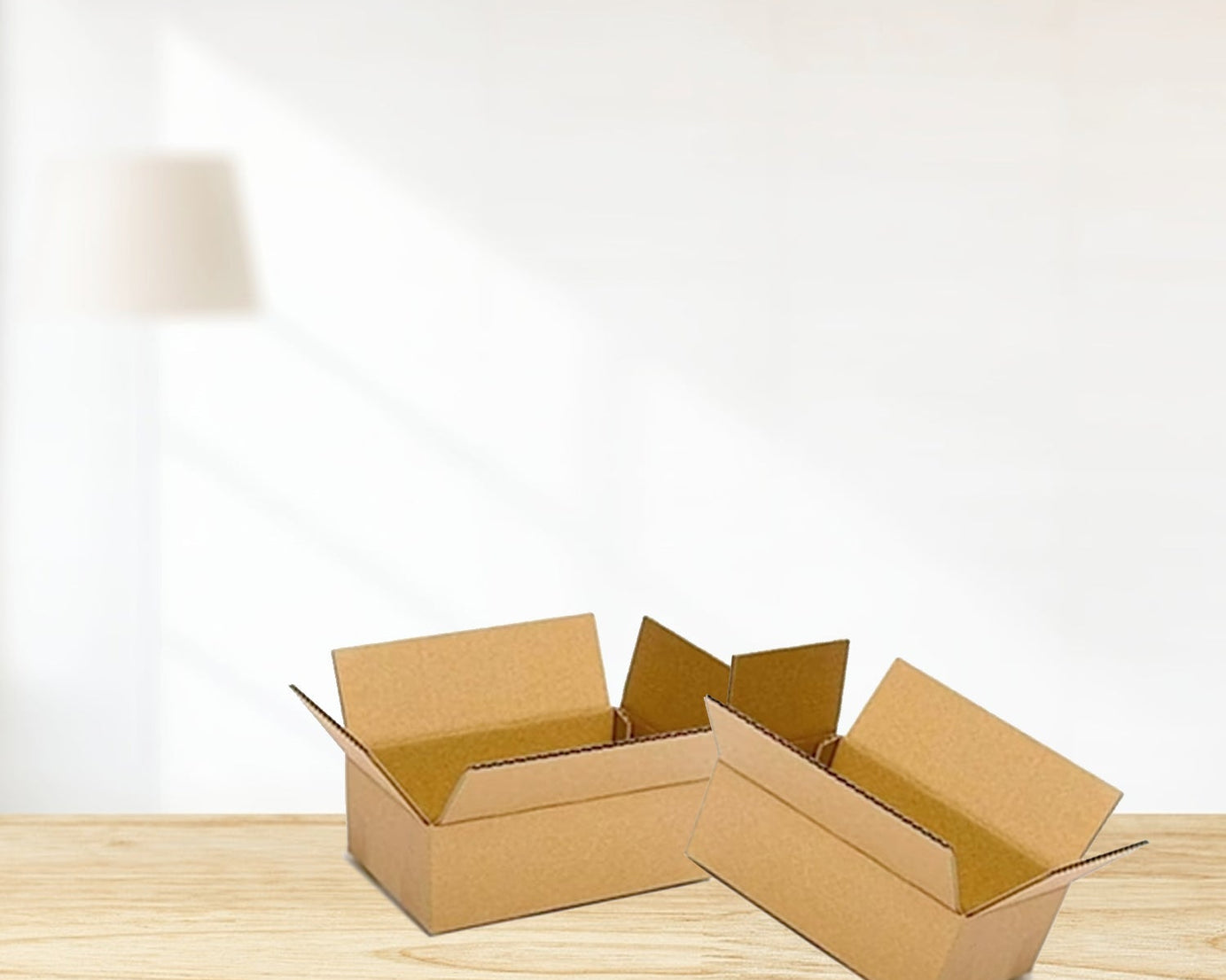 Brown packing box for product shipping.