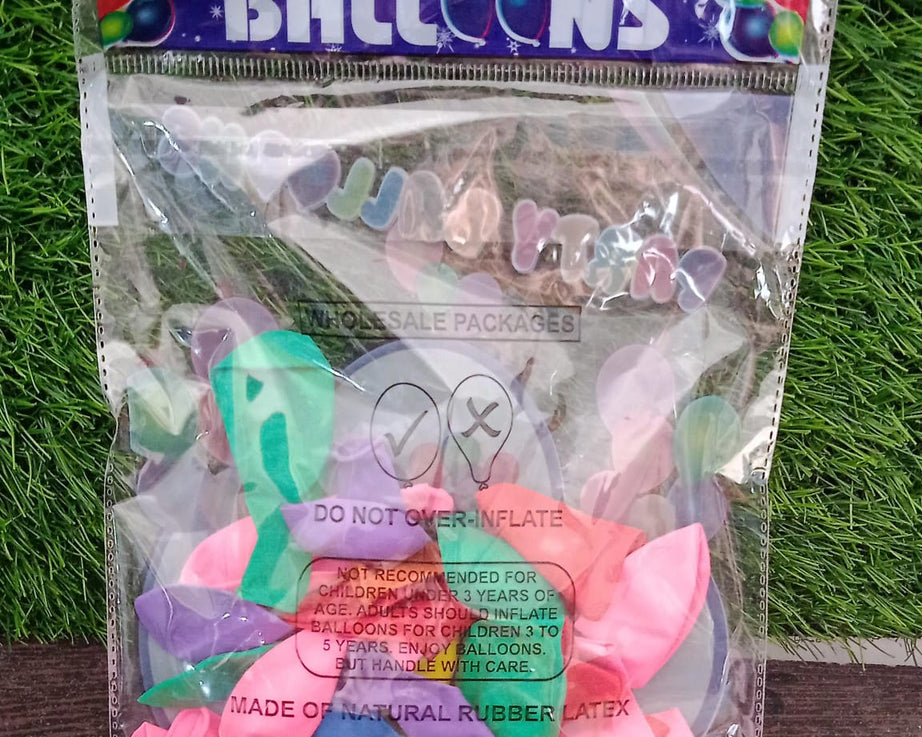 Balloons Kinds of Latex Balloons for Birthday / Anniversary / Valentine's / Wedding / Engagement Party Decoration Birthday Decoration Items for Kids Multicolor (24 Pcs Set)