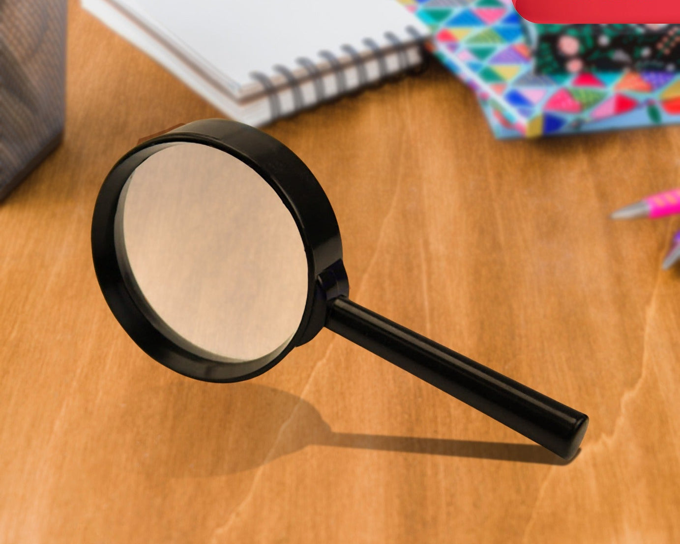 Magnifying glass Lens - reading aid made of glass - real glass magnifying glass that can be used on both sides - glass breakage-proof magnifying glass, Protect Eyes, 50 mm