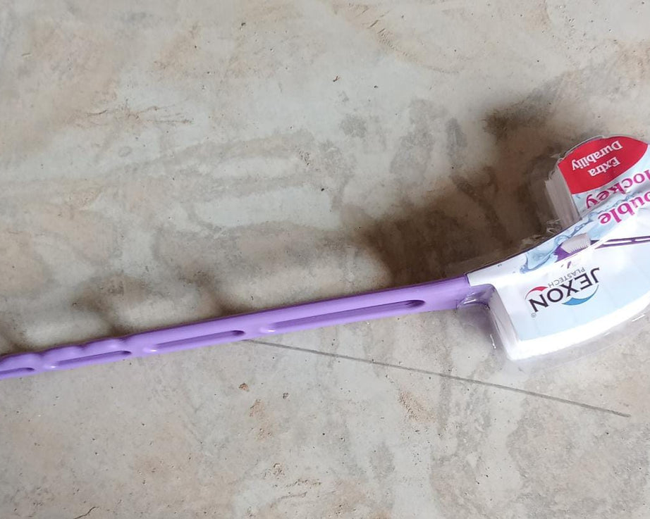 Double hockey stick brush