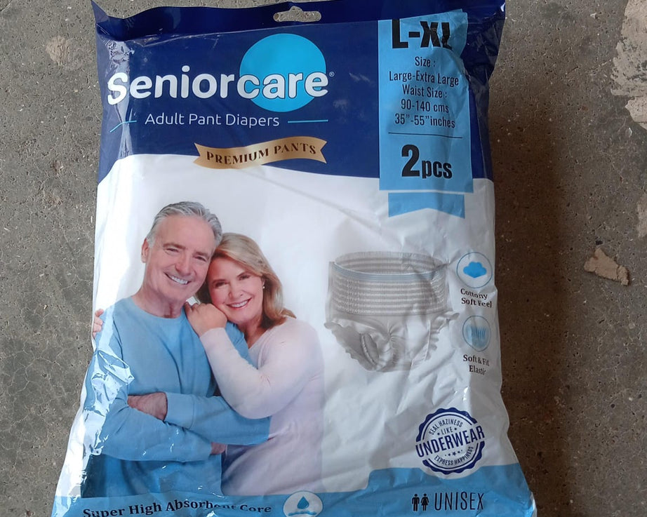 Senior Care Essentials: Large-XL Adult Diaper Pants (Waist 90-140cm)