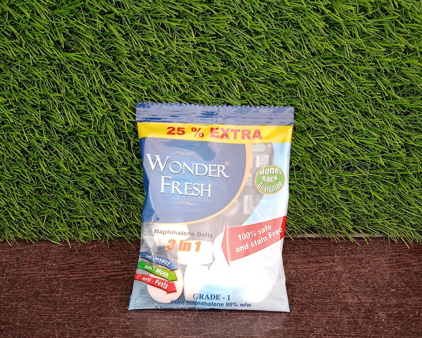 Naphthalene balls for closets, bathrooms, and pest repellent use