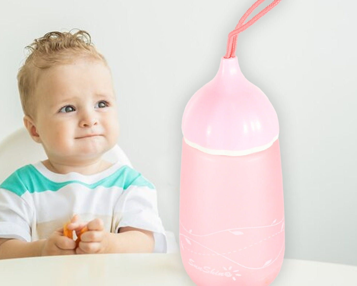 Unique Shape Premium Plastic water bottle With Dori Easy to Carry leakproof BPA-free, water Plastic water bottle for children, Home, School (1 Pc / 550 ML)