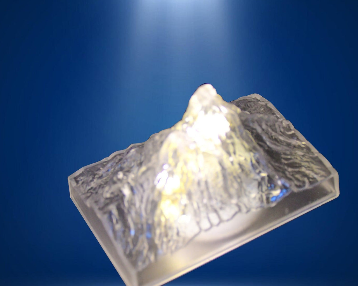 Unique Plastic Night Light: Flameless LED (Iceberg Design, Gift)