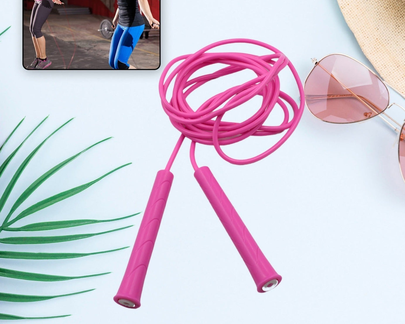 0648 3m Plastic adjustable wire skipping, skip high speed jump rope cross fit fitness equipment exercise workout