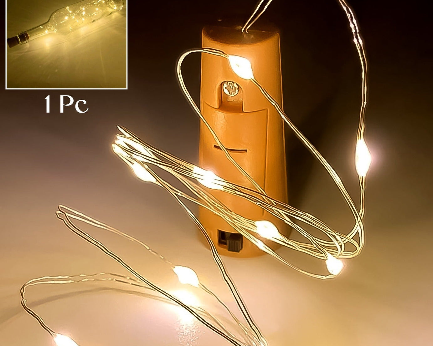 Multi LED Wine Bottle String Light