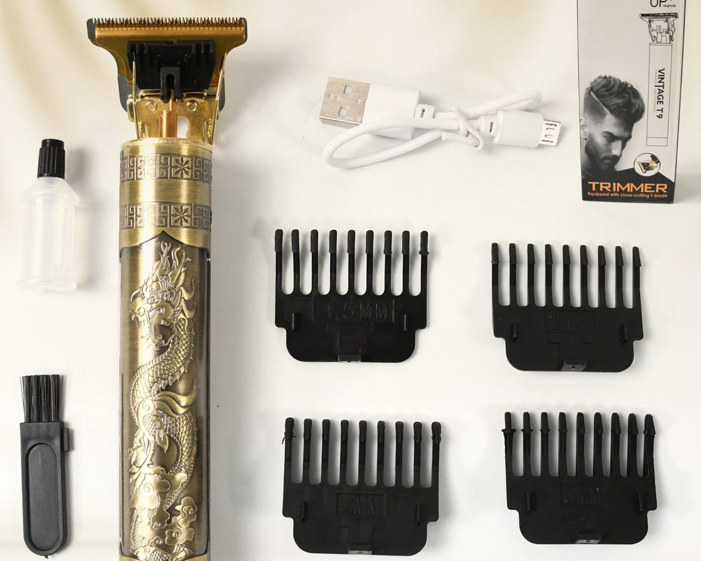 Rechargeable Electric Hair Clippers for Men Cordless Hair Trimmer Haircut Grooming Kit