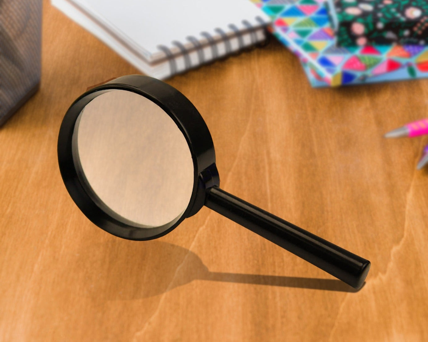 Magnifying glass Lens - reading aid made of glass - real glass magnifying glass that can be used on both sides - glass breakage-proof magnifying glass, Protect Eyes, 50 mm
