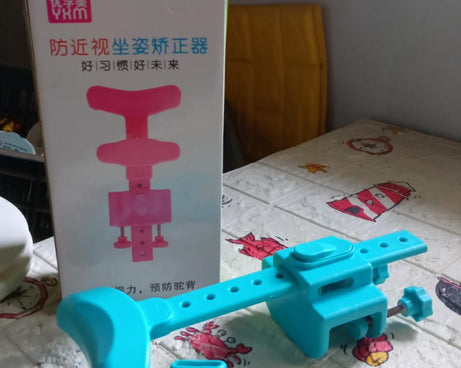 Student Sitting Posture Corrector Child Protector, Kids Sitting Posture Corrector for Reading Writing Adjustable Sitting Support Brace Eye Protection, School Gifts