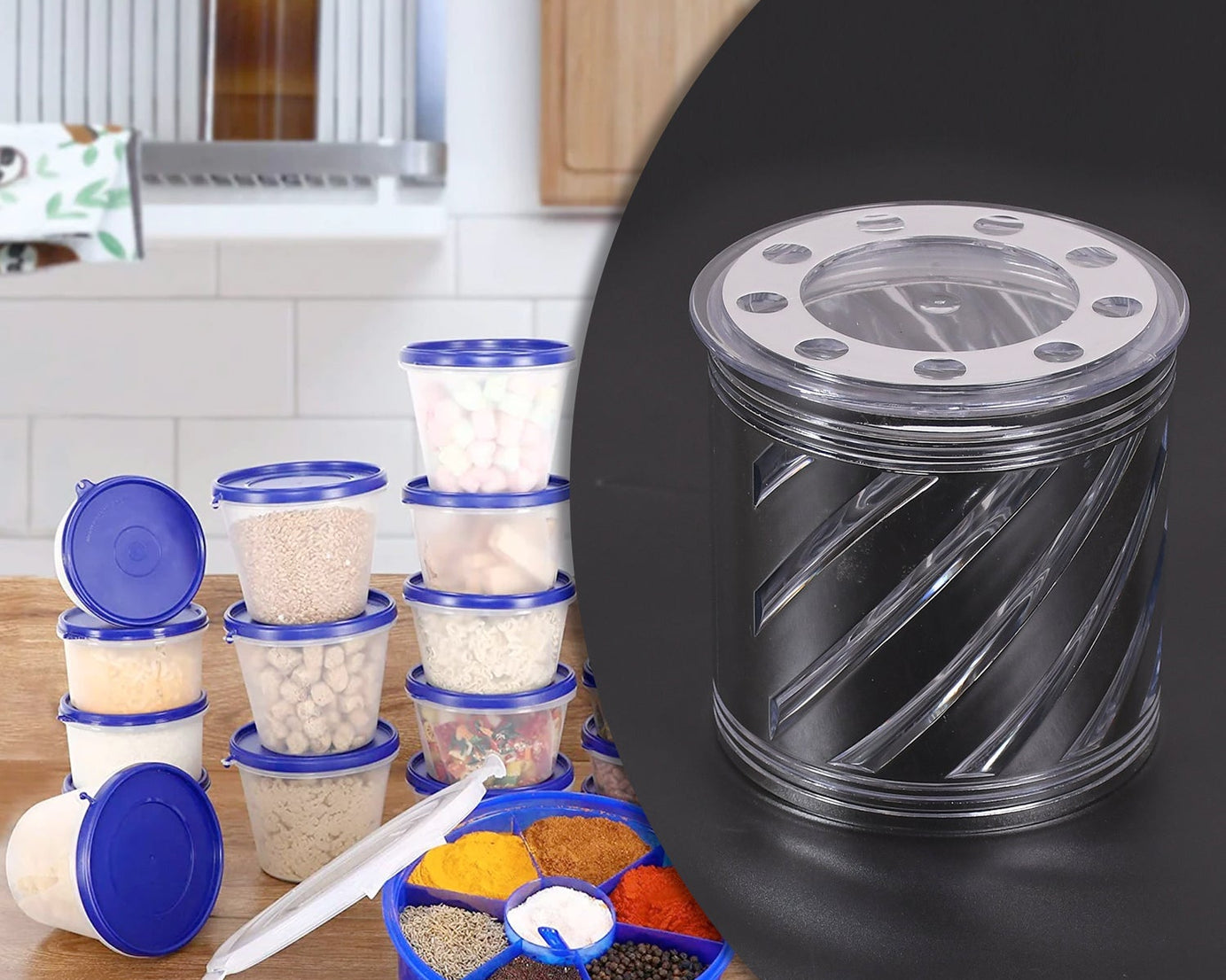 750ml storage container for kitchen use