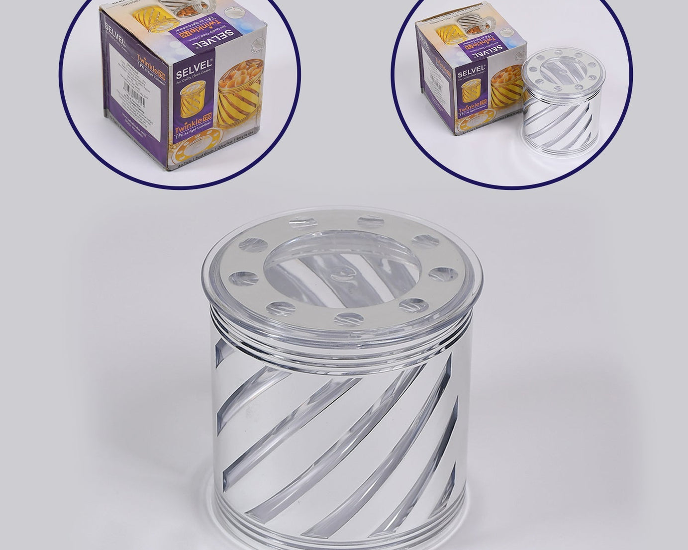 Airtight dry fruit storage container for kitchen