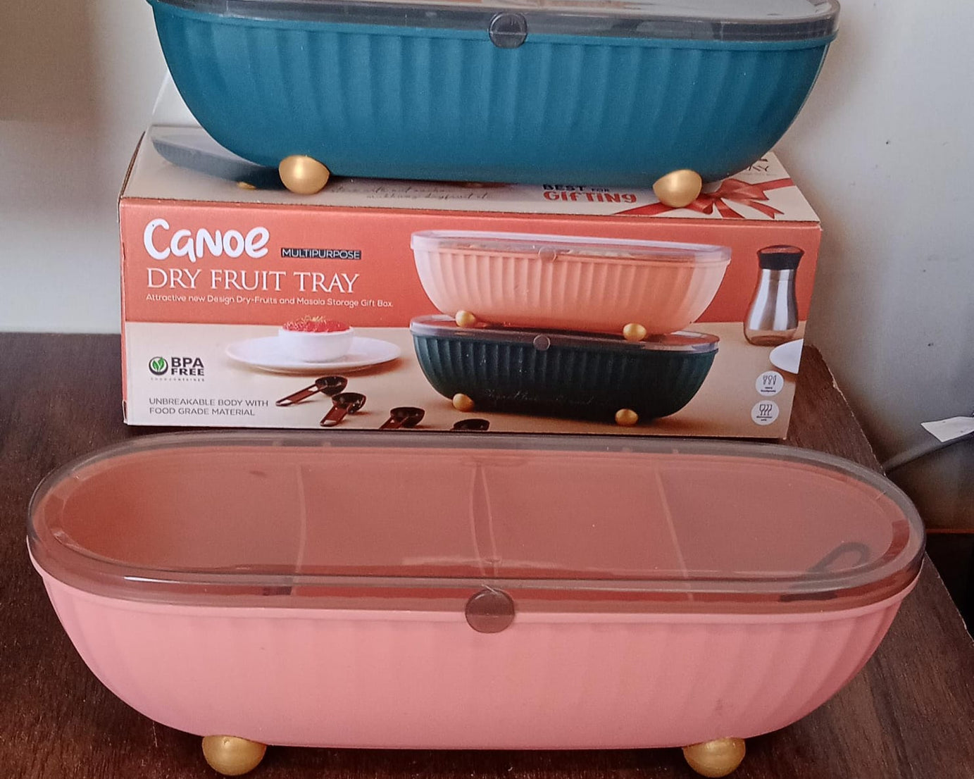 8255 Spice Bottle Spice Jar Durable Spice Seasoning Box, Jar Food Grade Spoon Seasoning Case for Kitchen / Dry fruit Tray (1 Pc)