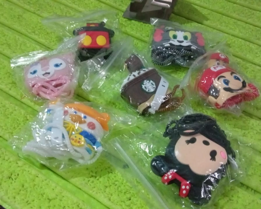 Cartoon Character Silicon Charger Case Cover For iP 18-20W (Mix Design / 1 Pc)