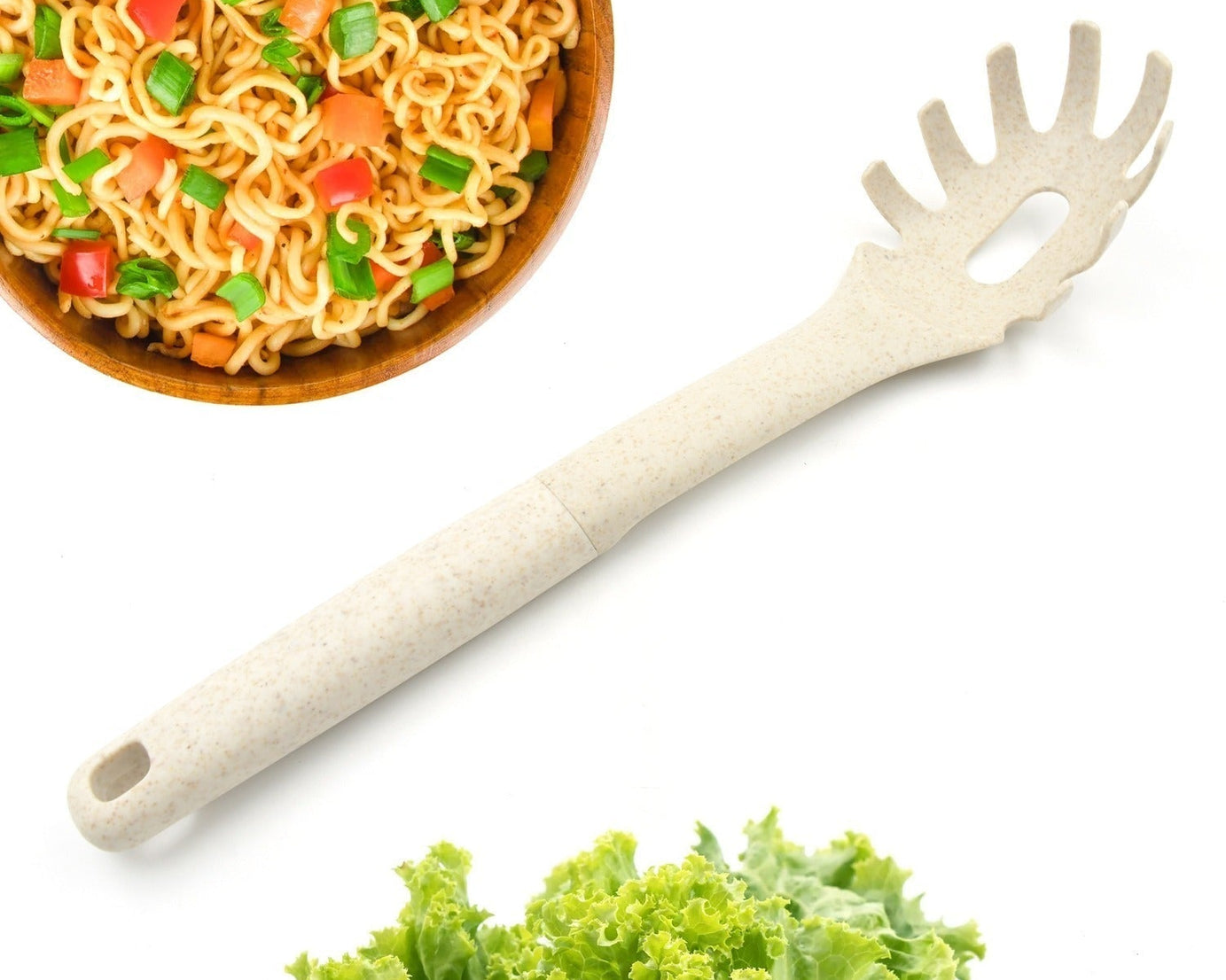 Plastic Kitchen Accessories Whisk , Pasta Spoon & Soup Spoon Heat Resistant  Non Stick Spoons Kitchen Cookware Items  (1 Pc )